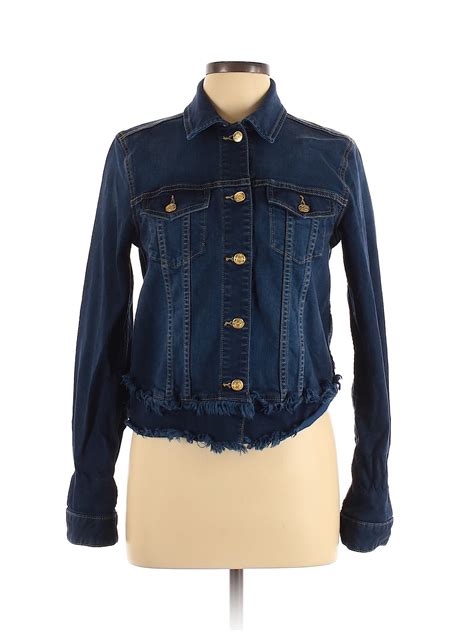 michael kors womens jean jacket|michael kors women's fitted jackets.